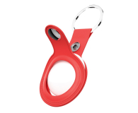 KeyBudz AirTag Keyring skórzane etui ochronne do AirTag red IEOKBATRD - 1172143 - zdjęcie 3